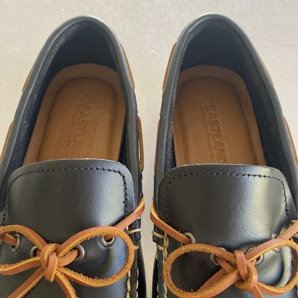 EASTLAND Yarmouth 1955 Men\'s Black Leather Loafers Size 8D